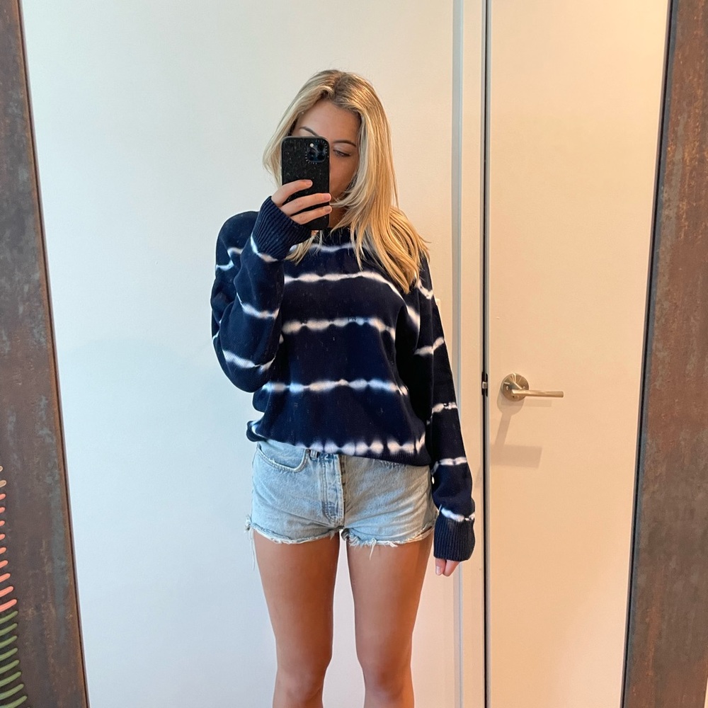 Ecote Tie-Dye Crew Neck Sweater